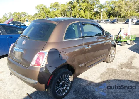 2012 Fiat 500 Lounge from USA, damaged, VIN 3C3CFFCR1CT212488